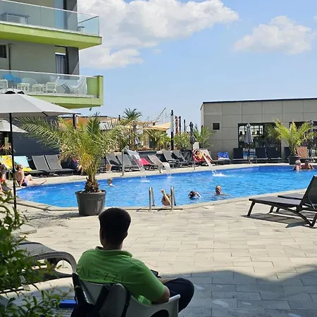 Promenada Pool & In Prima Linie La Mare 1 Minute Pana La Plaja * ナボダリ